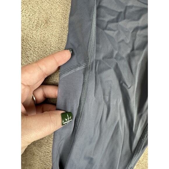 Victoria's Secret Sport Gray/Blue Leggings size Small Workout Gym Running - Picture 3 of 9